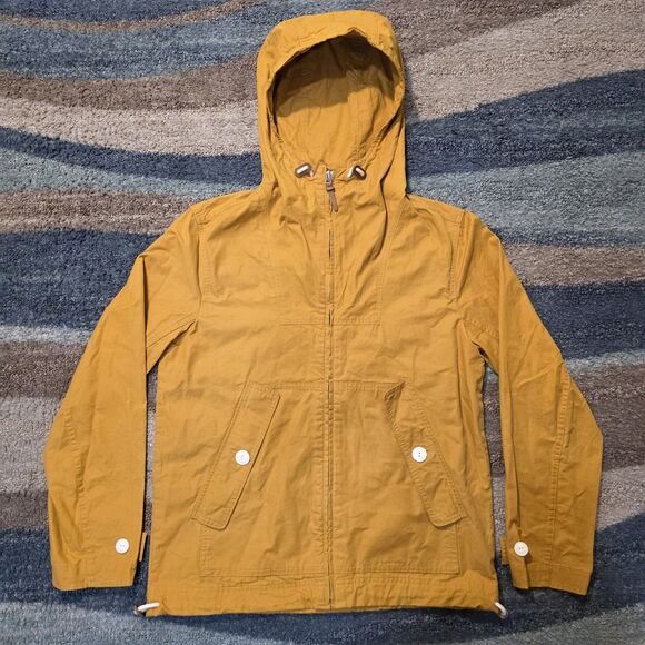 Vintage Gap Jacket Mens Small Yellow 1990s Zip Up - Picture 3 of 9